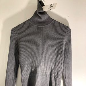 NWT ZARA RIBBED KNIT SWEATER